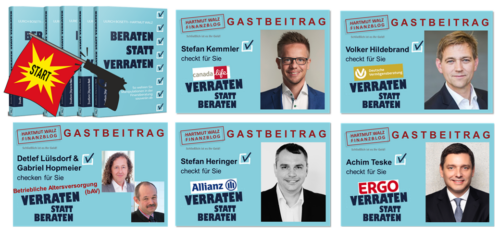 Serie Verraten statt Beraten im Hartmut Walz Finanzblog