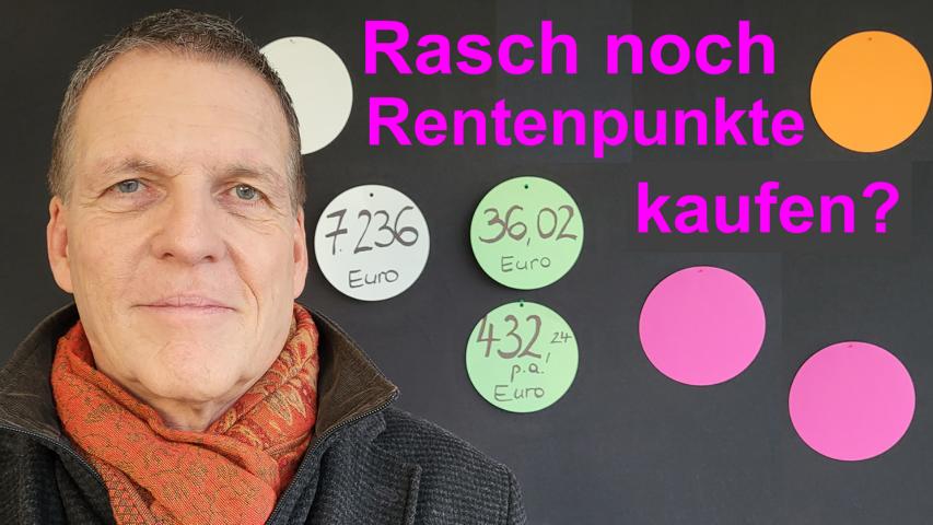 rasch noch Rentenpunkte kaufen Prof. Dr. Hartmut Walz