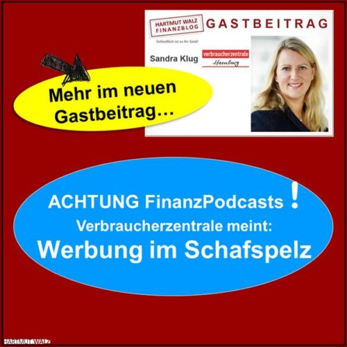 Sandra Klug vz Hamburg Gastbeitrag im Hartmut Walz Finanzblog Finanzpodcasts Achtung
